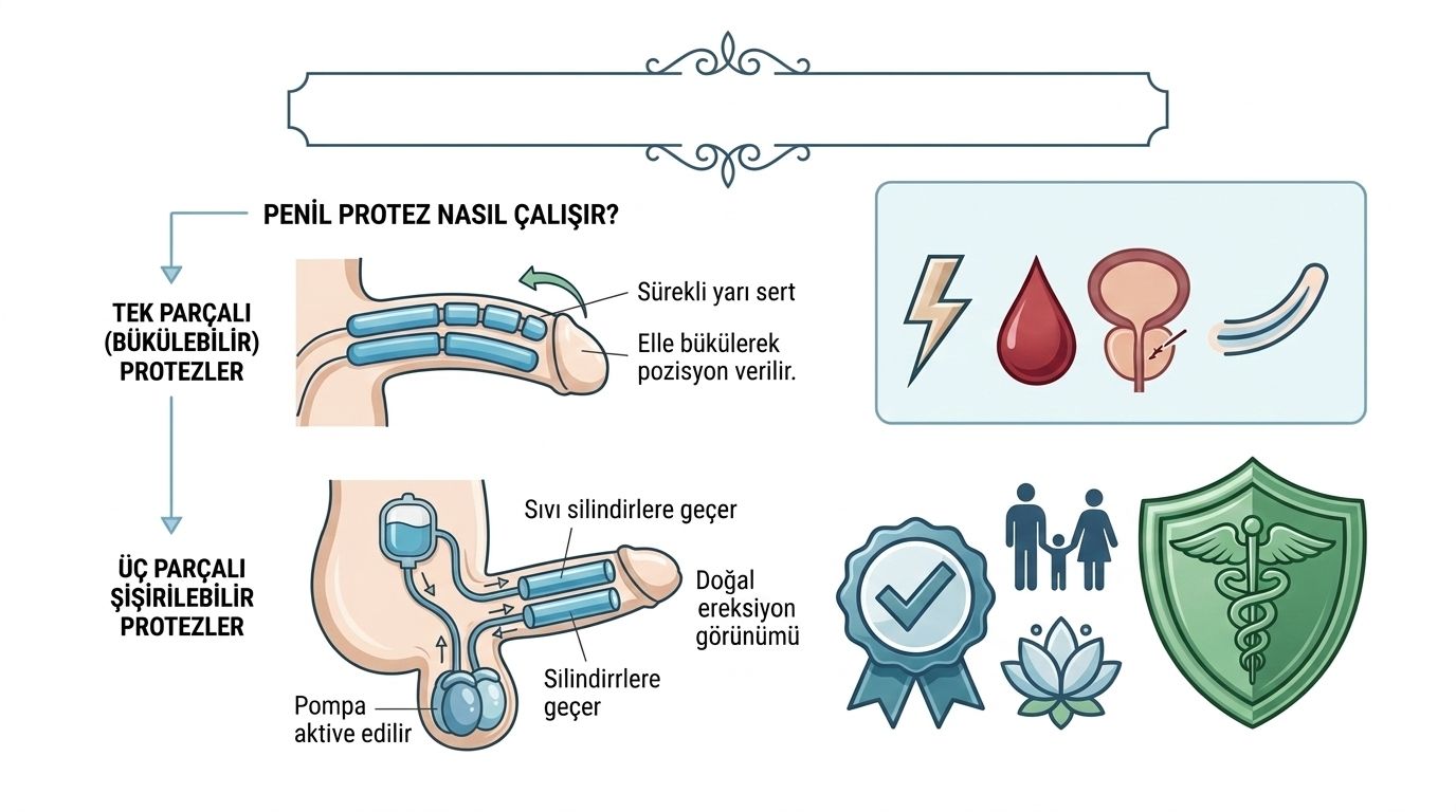 Penil Protez Nedir? Nasıl Çalışır? (Mutluluk Çubuğu Hakkında Kapsamlı Rehber)